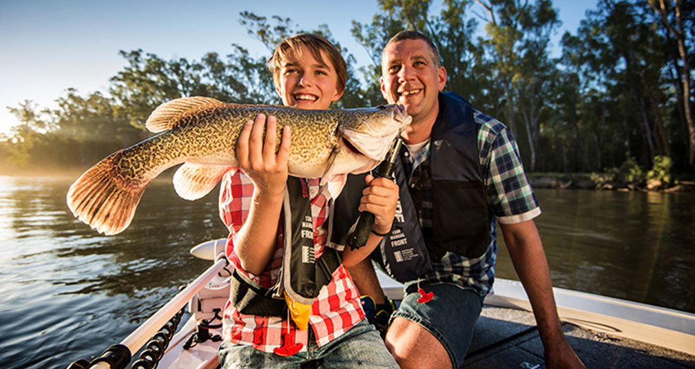 Father_and_son and murray cod