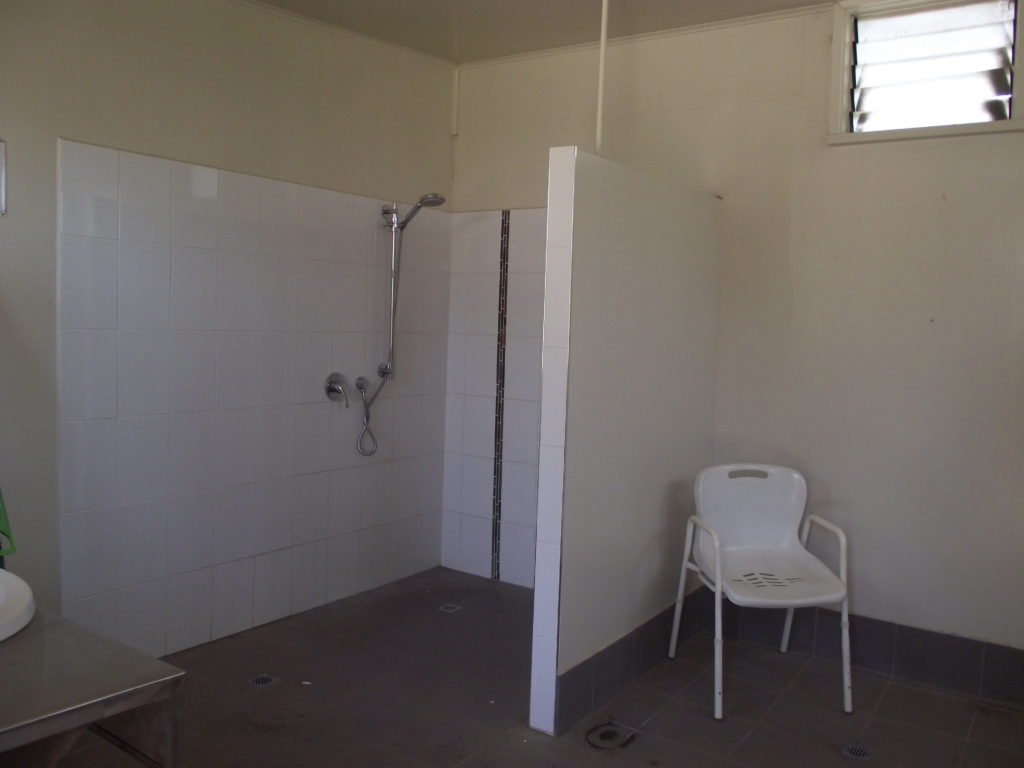 disabled shower and toilet